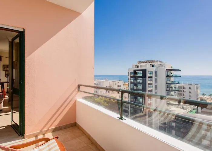 Sea View W/ Balcony By Lovelystay Daire Quarteira